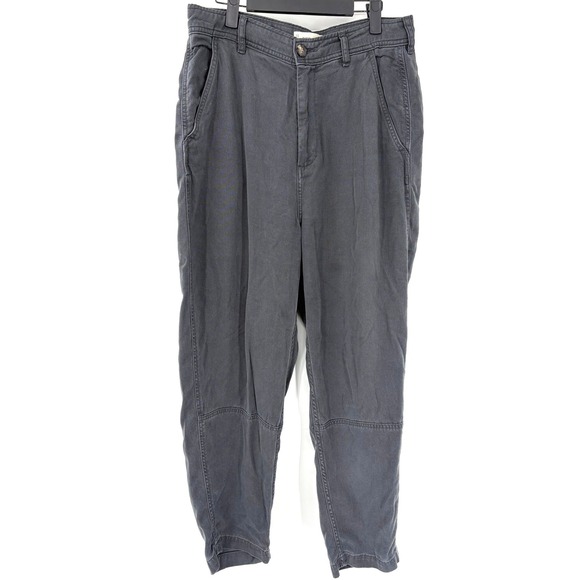 Everlane Pants - Everlane Way-High Curve Pant Washed Black Charcoal Grey Chino Size 10